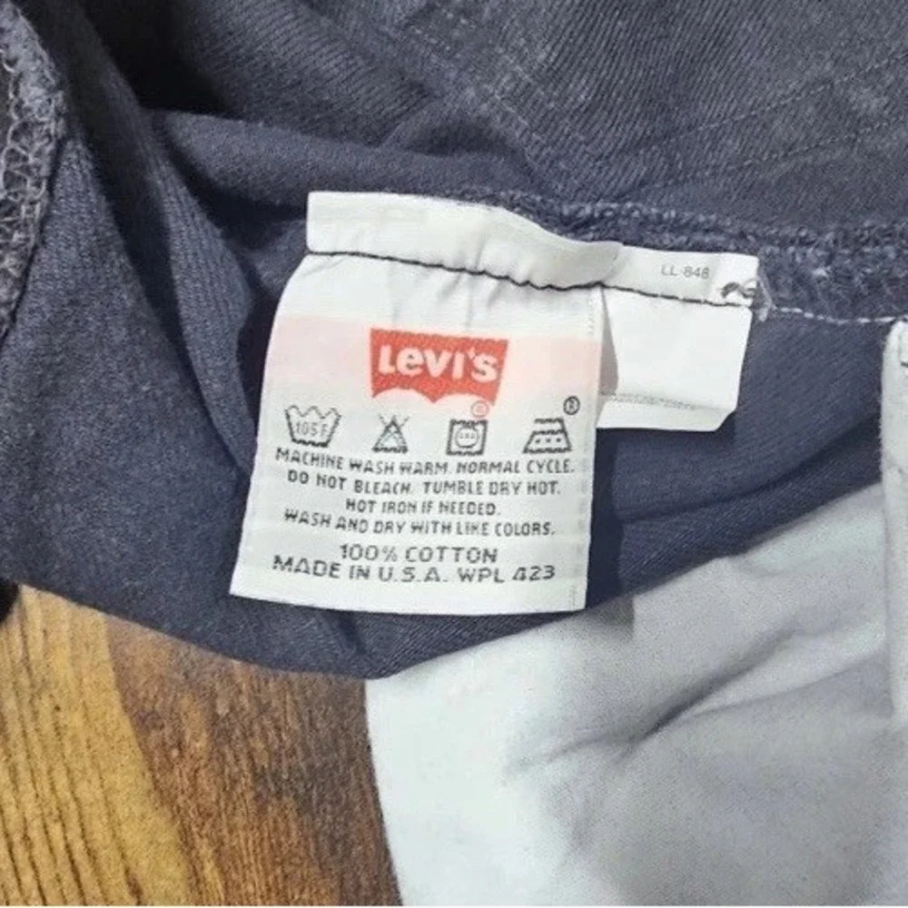 VTG Levi Strauss &‎ Co 501 Men's Size 32x32 Button Up Black Jeans Made In USA